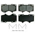 Wagner SX976 Disc Brake Pad Set Wagner Brake SevereDuty SX976 Disc Brake Pad Set