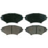 Wagner ZD1009 Disc Brake Pad Set QuickStop Ceramic Disc Brake Pad Set