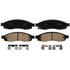 Wagner ZD1015 Disc Brake Pad Set QuickStop Ceramic Disc Brake Pad Set
