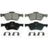 Wagner ZD1047C Disc Brake Pad Set QuickStop Ceramic Disc Brake Pad Set