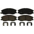 Wagner ZD1097 Disc Brake Pad Set QuickStop Ceramic Disc Brake Pad Set
