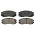 Wagner ZD1104 Disc Brake Pad Set QuickStop Ceramic Disc Brake Pad Set