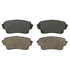 Wagner ZD1105 Disc Brake Pad Set QuickStop Ceramic Disc Brake Pad Set