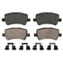Wagner ZD1307 Disc Brake Pad Set QuickStop Ceramic Disc Brake Pad Set