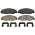 Wagner ZD1332 Disc Brake Pad Set QuickStop Ceramic Disc Brake Pad Set