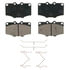 Wagner ZD137 Disc Brake Pad Set QuickStop Ceramic Disc Brake Pad Set