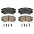 Wagner ZD1404 Disc Brake Pad Set QuickStop Ceramic Disc Brake Pad Set