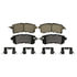 Wagner ZD1510 Disc Brake Pad Set QuickStop Ceramic Disc Brake Pad Set