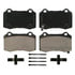 Wagner ZD1428 Disc Brake Pad Set QuickStop Ceramic Disc Brake Pad Set