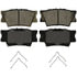 Wagner ZD1632 Disc Brake Pad Set QuickStop Ceramic Disc Brake Pad Set