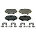 Wagner ZD1729 Disc Brake Pad Set QuickStop Ceramic Disc Brake Pad Set