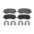 Wagner ZD1793 Disc Brake Pad Set Ceramic Brake Pads