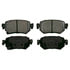 Wagner ZD1874 Disc Brake Pad Set Ceramic Brake Pads