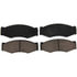 Wagner ZD265 Disc Brake Pad Set QuickStop Ceramic Disc Brake Pad Set