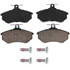 Wagner ZD227A Disc Brake Pad Set QuickStop Ceramic Disc Brake Pad Set