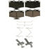 Wagner ZD410 Disc Brake Pad Set QuickStop Ceramic Disc Brake Pad Set