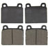 Wagner ZD45A Disc Brake Pad Set QuickStop Ceramic Disc Brake Pad Set