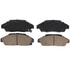 Wagner ZD496 Disc Brake Pad Set QuickStop Ceramic Disc Brake Pad Set