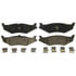 Wagner ZD559 Disc Brake Pad Set QuickStop Ceramic Disc Brake Pad Set