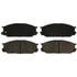 Wagner ZD552 Disc Brake Pad Set QuickStop Ceramic Disc Brake Pad Set