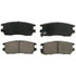 Wagner ZD567 Disc Brake Pad Set QuickStop Ceramic Disc Brake Pad Set