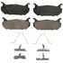Wagner ZD584 Disc Brake Pad Set QuickStop Ceramic Disc Brake Pad Set