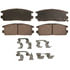 Wagner ZD580 Disc Brake Pad Set QuickStop Ceramic Disc Brake Pad Set