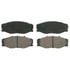 Wagner ZD604 Disc Brake Pad Set QuickStop Ceramic Disc Brake Pad Set