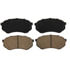 Wagner ZD589 Disc Brake Pad Set QuickStop Ceramic Disc Brake Pad Set