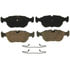 Wagner ZD618 Disc Brake Pad Set QuickStop Ceramic Disc Brake Pad Set