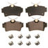 Wagner ZD627A Disc Brake Pad Set QuickStop Ceramic Disc Brake Pad Set