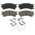 Wagner ZD637 Disc Brake Pad Set QuickStop Ceramic Disc Brake Pad Set