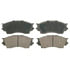 Wagner ZD643 Disc Brake Pad Set QuickStop Ceramic Disc Brake Pad Set