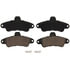 Wagner ZD661 Disc Brake Pad Set QuickStop Ceramic Disc Brake Pad Set