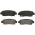 Wagner ZD672 Disc Brake Pad Set QuickStop Ceramic Disc Brake Pad Set