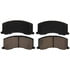 Wagner ZD677 Disc Brake Pad Set QuickStop Ceramic Disc Brake Pad Set