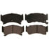 Wagner ZD668 Disc Brake Pad Set QuickStop Ceramic Disc Brake Pad Set