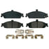 Wagner ZD727 Disc Brake Pad Set QuickStop Ceramic Disc Brake Pad Set