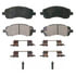 Wagner ZD722 Disc Brake Pad Set QuickStop Ceramic Disc Brake Pad Set