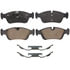 Wagner ZD781A Disc Brake Pad Set QuickStop Ceramic Disc Brake Pad Set
