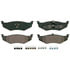Wagner ZD782 Disc Brake Pad Set QuickStop Ceramic Disc Brake Pad Set