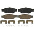 Wagner ZD805 Disc Brake Pad Set QuickStop Ceramic Disc Brake Pad Set