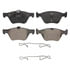 Wagner ZD853 Disc Brake Pad Set QuickStop Ceramic Disc Brake Pad Set