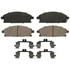Wagner ZD855A Disc Brake Pad Set QuickStop Ceramic Disc Brake Pad Set