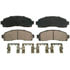 Wagner ZD833B Disc Brake Pad Set QuickStop Ceramic Disc Brake Pad Set