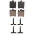 Wagner ZD876 Disc Brake Pad Set QuickStop Ceramic Disc Brake Pad Set