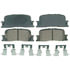 Wagner ZD885A Disc Brake Pad Set QuickStop Ceramic Disc Brake Pad Set