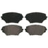 Wagner ZD862 Disc Brake Pad Set QuickStop Ceramic Disc Brake Pad Set