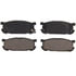 Wagner ZD891 Disc Brake Pad Set QuickStop Ceramic Disc Brake Pad Set