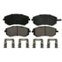 Wagner ZD929 Disc Brake Pad Set QuickStop Ceramic Disc Brake Pad Set